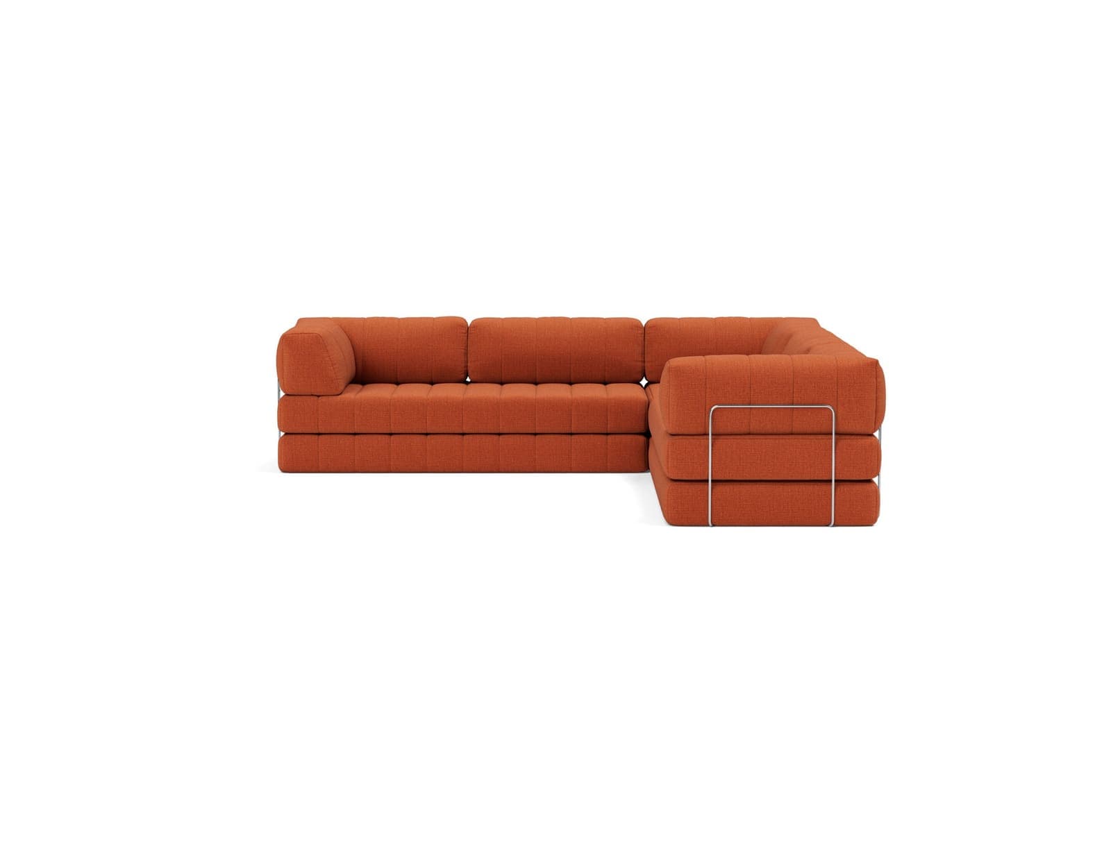 CozyPad sovesofa i 412 Esina Rust Orange, som sofa (1)