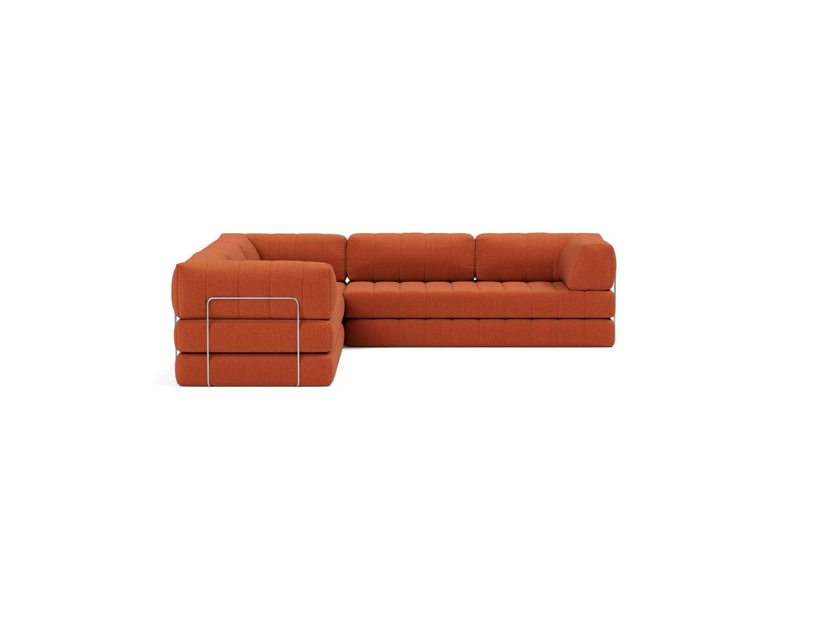 CozyPad sovesofa i 412 Esina Rust Orange, som sofa (3)