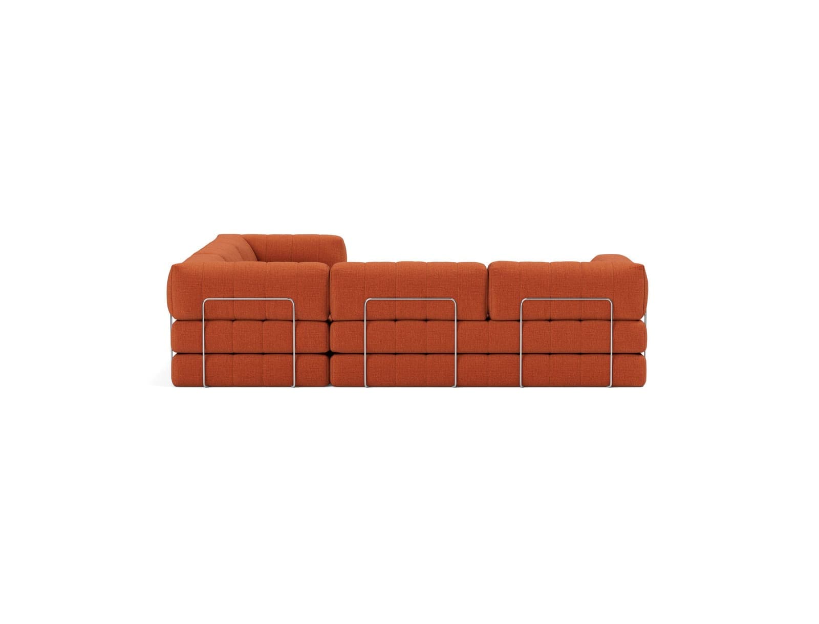 CozyPad sovesofa i 412 Esina Rust Orange, som sofa (4)