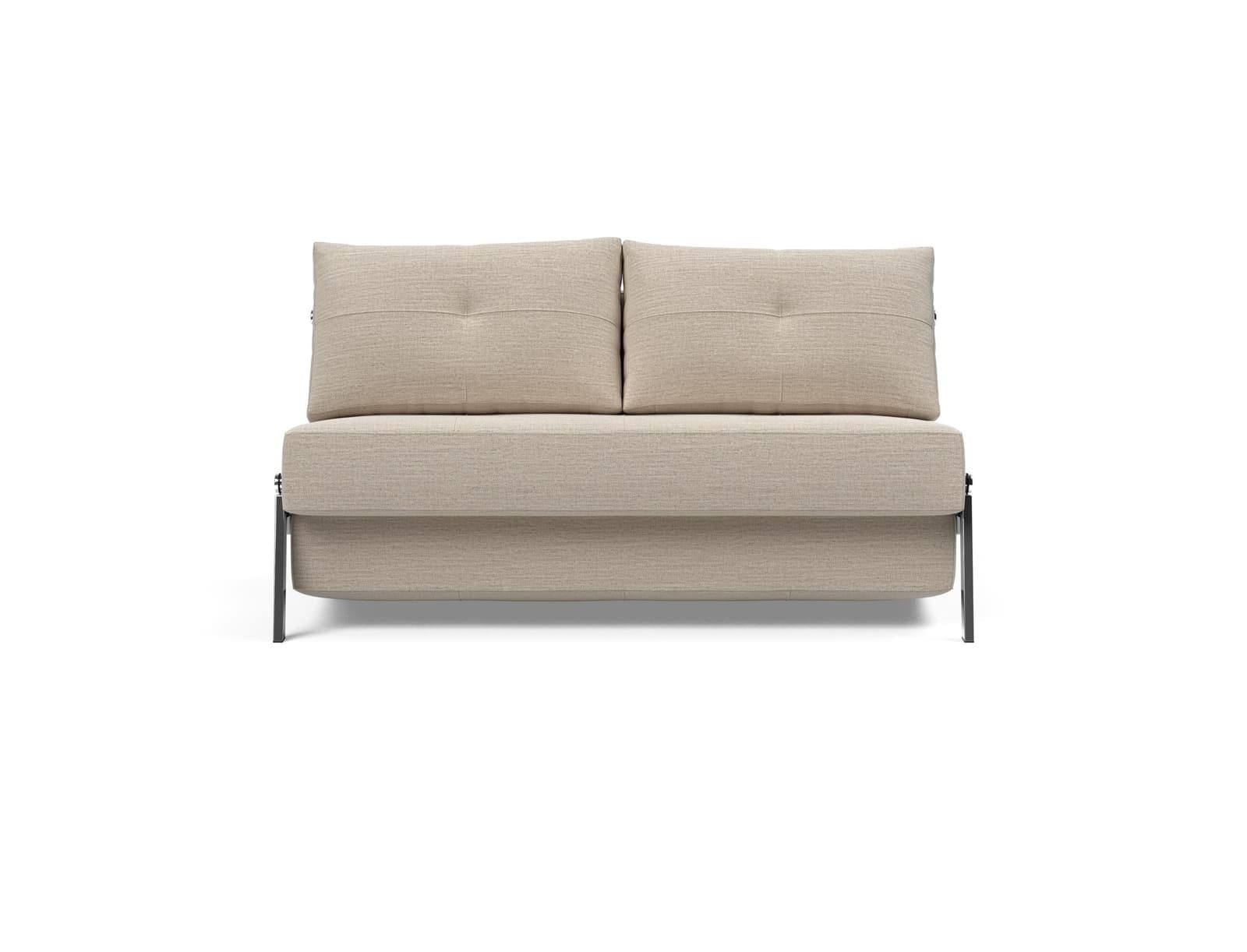 Cubed sovesofa i 612 Blida Sand Grey, som sofa