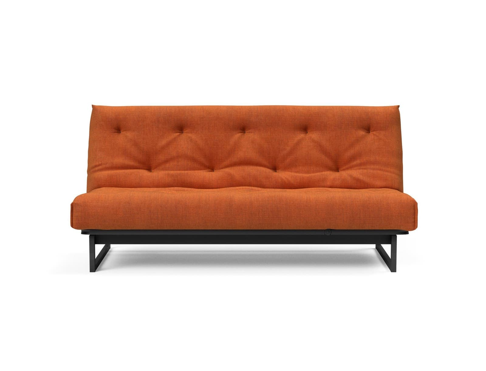 Fraction daybed i 412 Esina Rust Orange, som sofa