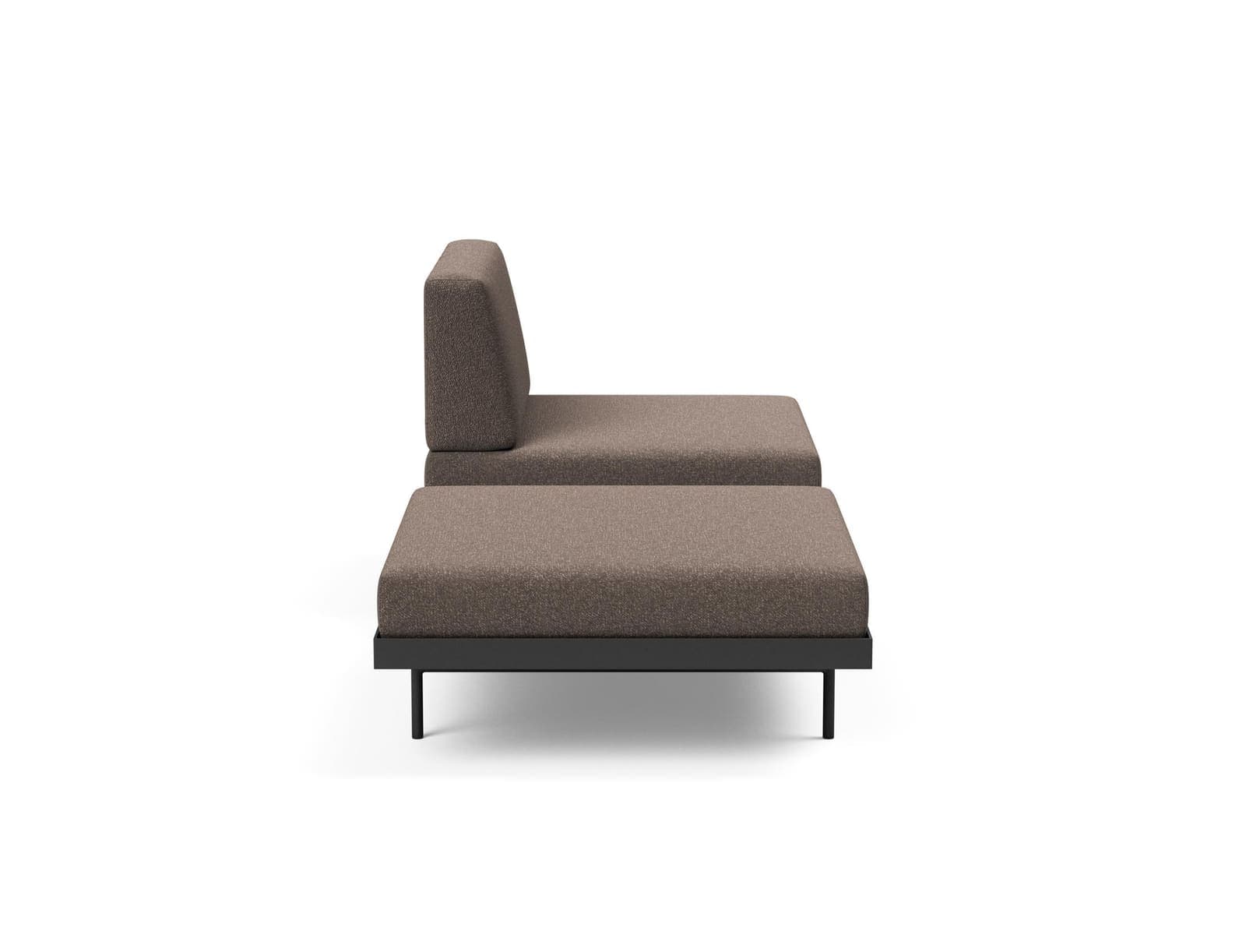 Puri daybed i 530 Bouclé Taupe, som sofa (3)
