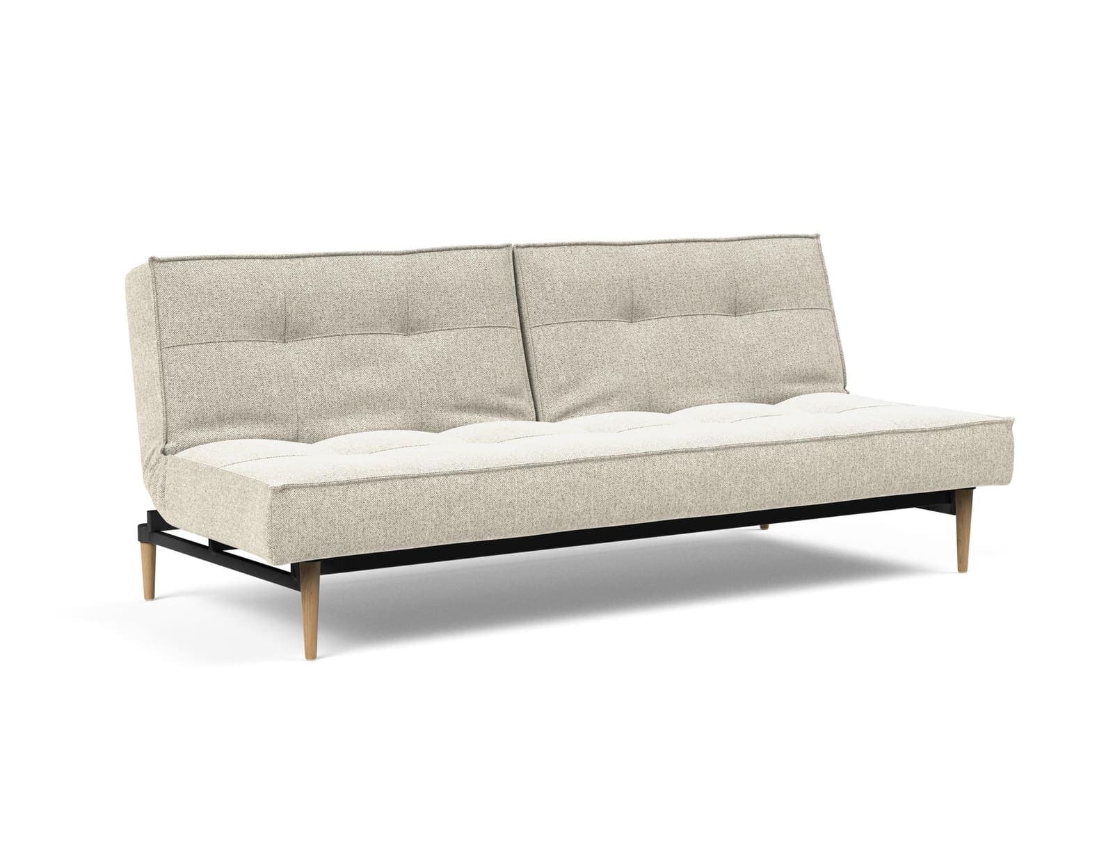 Splitback sovesofa i 357 Taura Off White, som sofa (2)