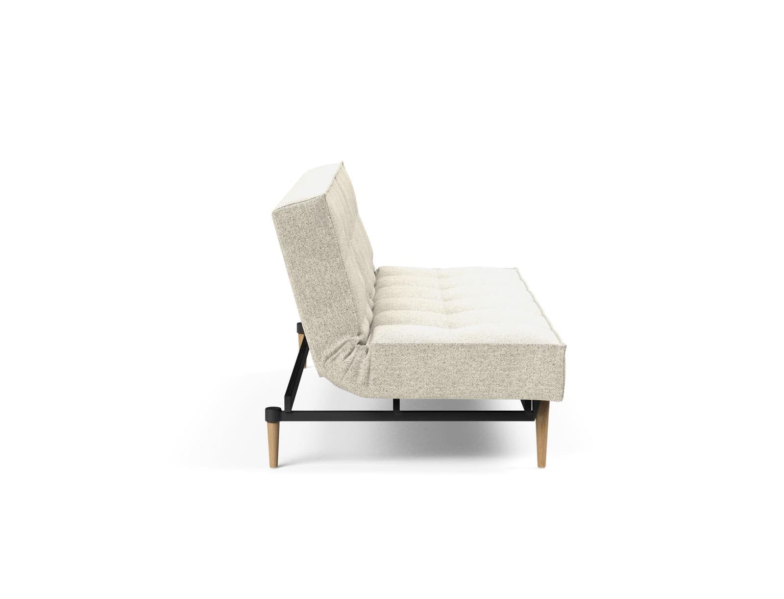 Splitback sovesofa i 357 Taura Off White, som sofa (3)