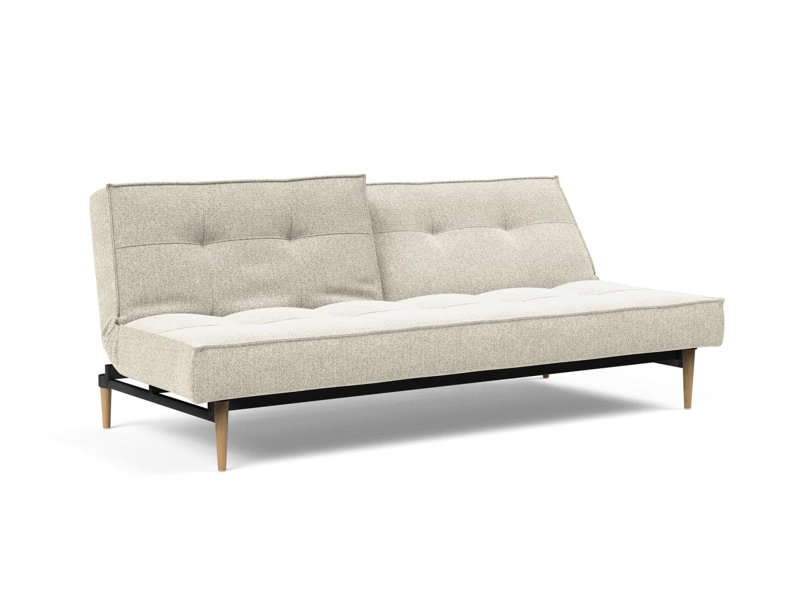 Splitback sovesofa i 357 Taura Off White, som sofa (6)